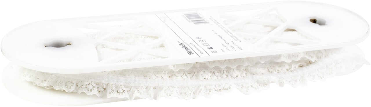 Pre gathered lace online trim